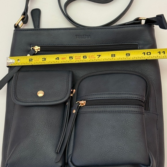 Telena Navy Blue Crossbody Handbag - Picture 12 of 13